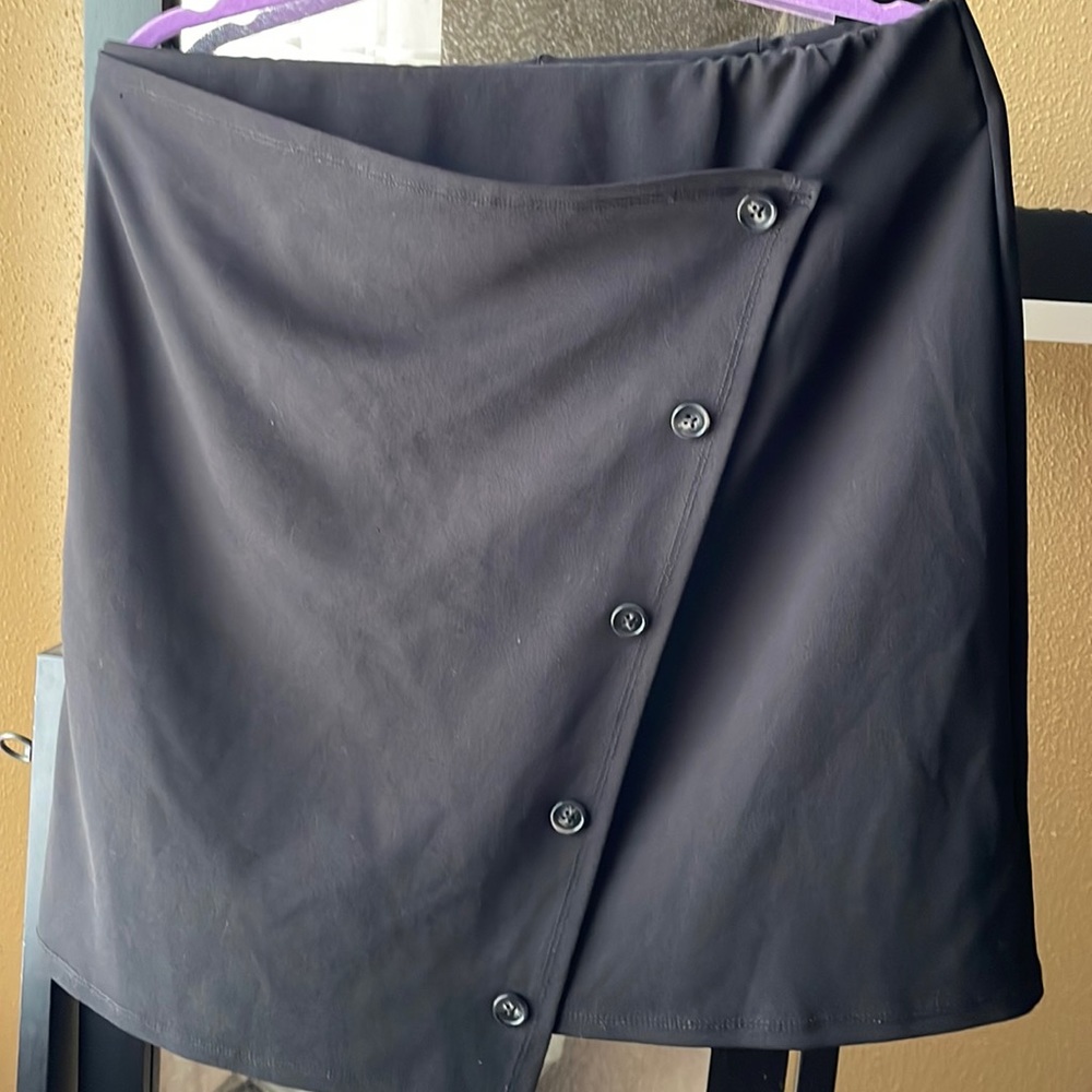 Plus Black Skirt